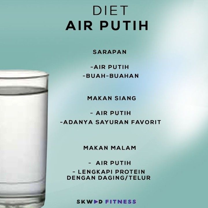 Manfaat Diet Air Putih Untuk Kesehatan Dan Berat Badan
