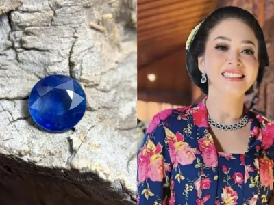 Filosofi Blue Safir Yang Di Pakai Bunda Maia Estianty