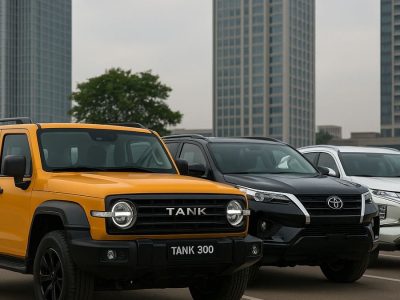 Perbandingan Sengit: Tank 300 Vs Fortuner, Pilih Mana?