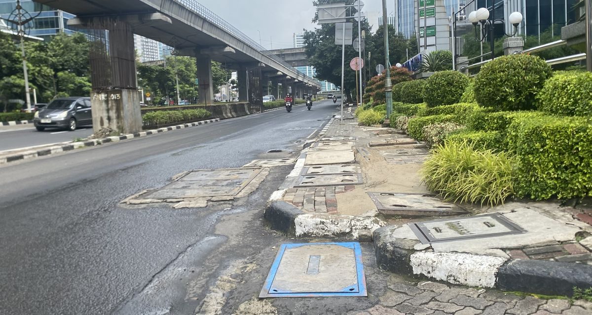 Trotoar Rasuna Said di Tengah Transisi Penataan Kawasan