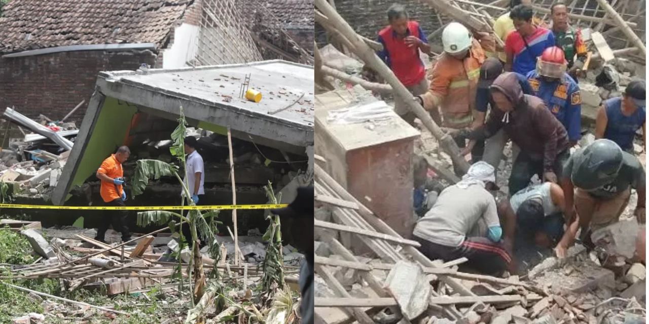 Ledakan di Mojokerto yang Merenggut Nyawa Dua Warga