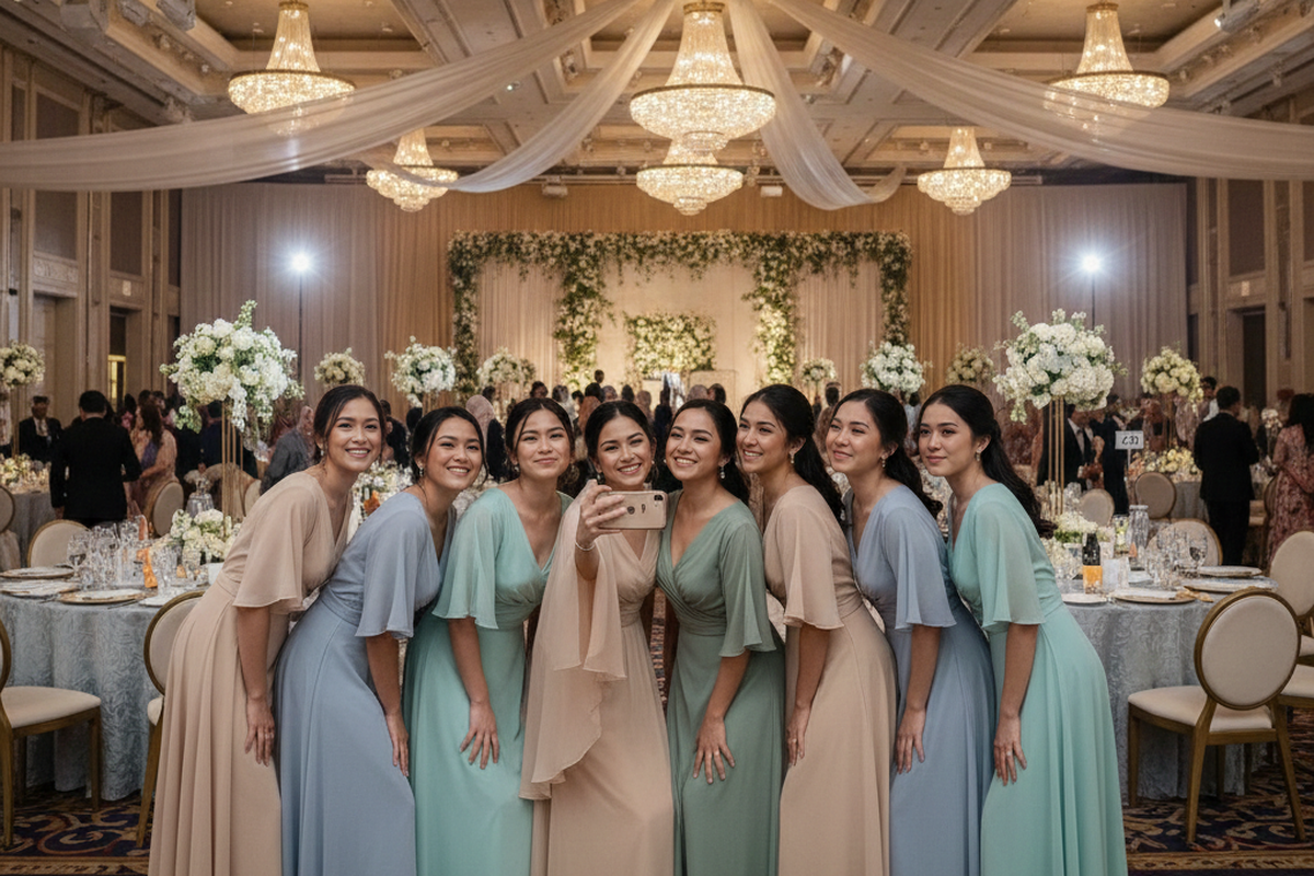 Seni Jadi Bridesmaid: Tampil Cantik Tanpa Mencuri Spotlight