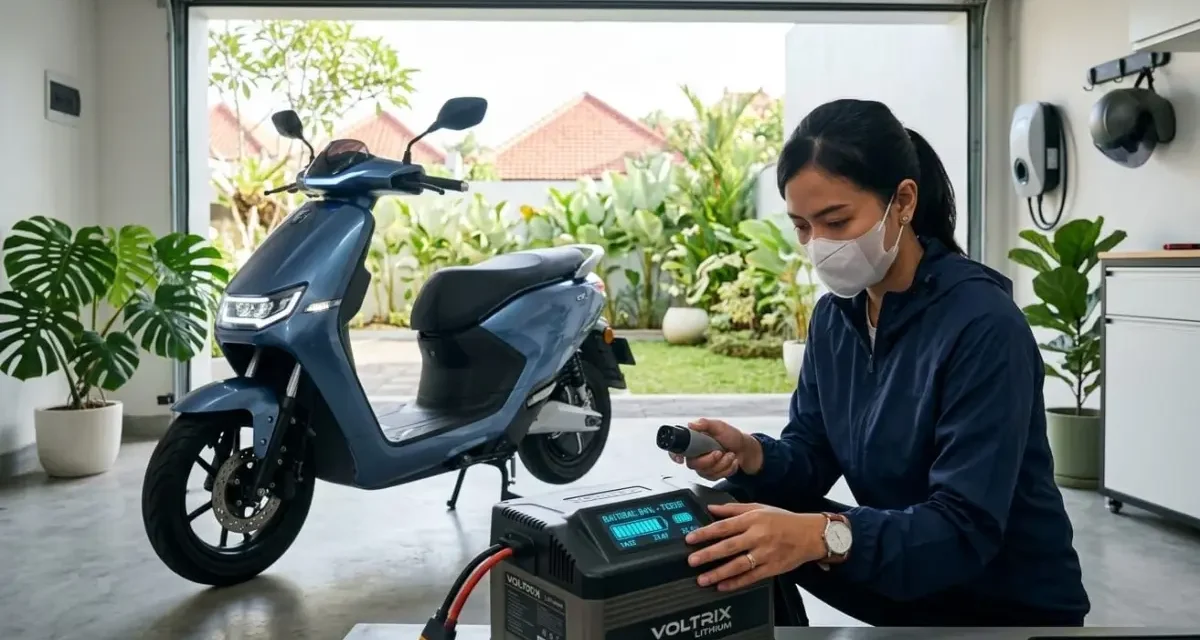 Jaga Baterai Motor Listrik Nggak Cepet Drop