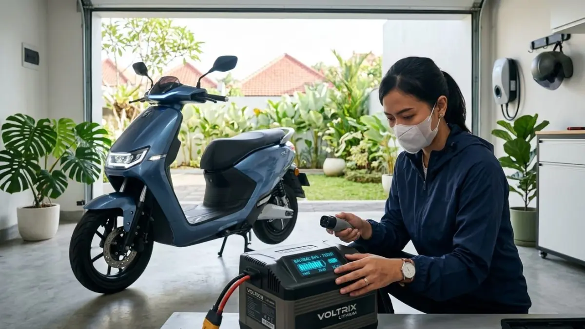 Jaga Baterai Motor Listrik Nggak Cepet Drop